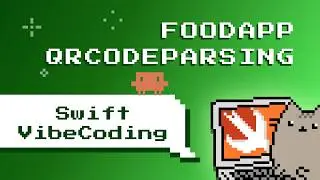Swift. FoodApp. QR code scanning process