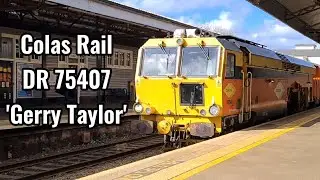 DR 75407 'Gerry Taylor' Colas Rail Tamper Rolls Through Newton Abbot [6J84] With A Tone! [29/03/24]