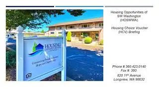 HOSWWA Housing Choice Voucher Briefing