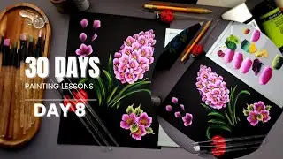 Нарисуй сегодня красивый цветок ✨️ | Рисование цветов | Урок 8