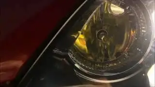 2005 Mazda 3 Nokya Hyper Yellow Highbeams w/ Xentec 5000k HID Lowbeams
