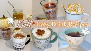 5 FALL DRINK RECIPES 🍁