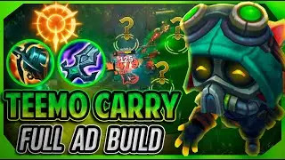 &iexcl;EL TEEMO FULL AD CARRILEANDO 1VS9! *LA BUILD PERFECTA SPLITPUSH + MATAKRAKENS* l TEEMO GAMEPLAY