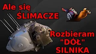 Rozbieramy silnik cz 2. Rozbieranie dołu silnika Suzuki Marauder 125 GZ oraz DR i GN. Ślimaczymy