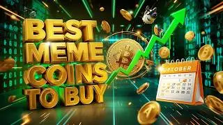 Best Meme Coins to Buy in October | High Potential Crypto