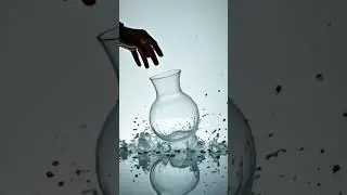 Satisfying Slow-Mo Glass Vase Drop & Shatter | Mesmerizing Slow Motion Break  #shorts