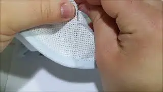 Come ricamare un bavaglino a punto croce - Tutorial ricamo a mano