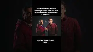 Russo brothers message at #D23 about #avengers Doomsday