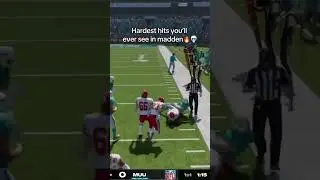 Hardest hits you&rsquo;ll ever see in madden #madden25 #maddenmut #football #steelers #superbowl