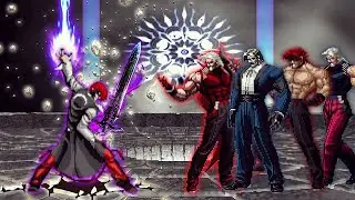 [KOF Mugen] Hypro Yagami Vs Super Bosses Rugal Team