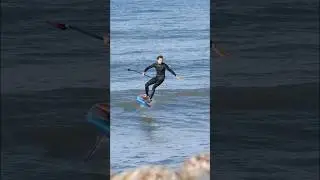 Code Foils 810X the perfect SUP Foil Wing in waves #supfoil #foilboard #foiling #supfoiling #surfing