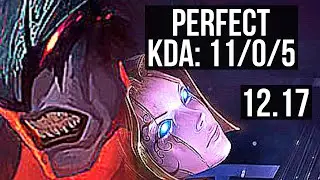 AATROX vs ORIANNA (MID) | 11/0/5, 2.9M mastery, 2400+ games, Legendary | EUW Master | 12.17