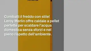 Caldaie a pellet Leroy Merlin: i modelli pi&ugrave; economici di novembre 2025