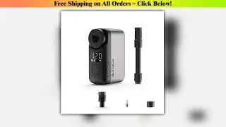 TOPUMP TB2 PRO Mini Portable Electric Pump for Bike Cordless Tire Inflator 120PSI Max 450mAh
