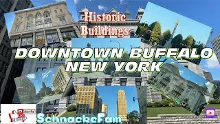Driving Downtown Buffalo New York/Family Travel Adventure