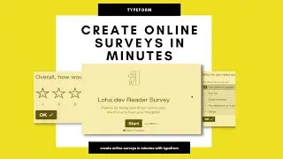 Create Online Surveys in Minutes | LOHA