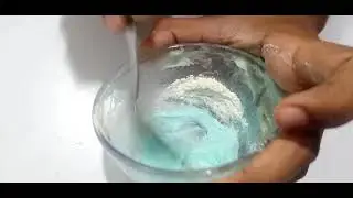 easy and simple slime  in lockdown  with four  ingredients 😁