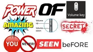 VOLUME BUTTON SECRET / MAGIC of volume key / Volume Button Hidden Feature