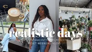 exciting news, starting over, weight loss update, shein try-on haul | RESET WEEKEND VLOG