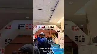 Cybersecurity summit! #adventure #tech #cybersecurity #technology #ai #travel #2025 #fortinet #usa