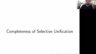 LOPSTR'16 talk on completeness of selective unification in concolic testing of logic programs