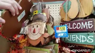 Autumn / Fall Decorations At Walmart Walk Through 2017