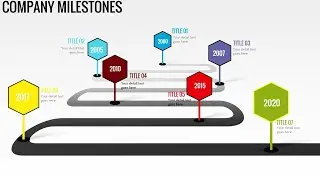 Animated Timelines and Milestones Slide in PowerPoint | Free Template