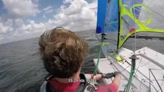 49er Muiderzand 12 - Spinnaker GPS 1 (Seaweed Problem)