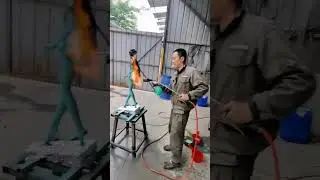 How to patina a bronze sculptue？bronze sculpture patination, bronze girl sculpture patinated