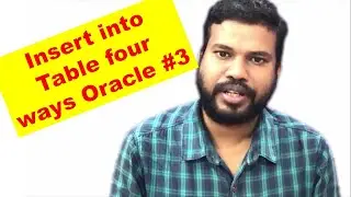 insert statement in oracle | oracle sql insert data into table | insert multiple rows in oracle