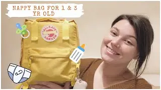 NAPPY + DIAPER BAG UPDATE 🍼 MINI FJALLRAVEN KANKEN FOR 3 YR OLD AND 1 YR OLD 👣