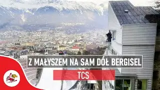 Lecimy na sam d&oacute;ł z Adamem Małyszem | Cała skocznia Bergisel | TCS