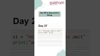 Day 27:KeyWord in Python #shortsvideo #shortsfeed #python #shorts