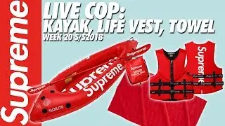LIVE COP! SUPREME KAYAK, LIFE VEST, TOWEL!