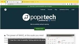 Page title screen reader demo