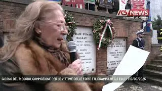 GIORNO DEL RICORDO, COMMOZIONE PER LE VITTIME DELLE FOIBE E IL DRAMMA DEGLI ESULI  | 10/02/2025