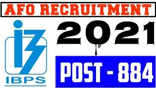 Ibps afo recruitment 2021/AFO application form release 2021/agriculture field officer vacancy 2021