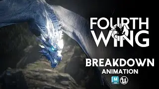 Behind The Magic | The Visual Effects of Fourth Wing - Animation Breakdown #3