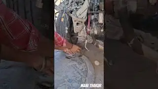 How to @manithakur. Brezza car front accident repair 😮 #viralvideo #automobile #foryou #automobile