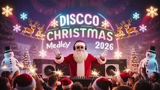Disco Christmas Nonstop 2026 🎅 Greatest Xmas Songs Medley – Live Party Mix and Dance Together