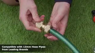 How to use a Brass Hose End Connector with Water Stop
