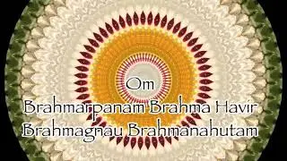Brahmarpanam - Food Prayer (Learning Tutorial) by LAEELA - Neelam, David & their daughters