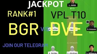 BGR VS DVE VINCY PREMIERE LEAGUE T10 DREAM 11 TEAM AND DEEPLY ANALYSIS 🏏🏏🏆🏆