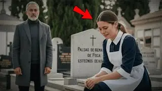 Un Millonario Descubre a una Camarera Llorando en la Tumba de su Esposa — Lo que Hace Después Con...
