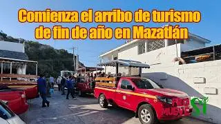 ¡Arranca la temporada decembrina! Mazatlán ya se llena de turistas