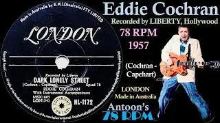 Eddie Cochran | Dark Lonely Street | London 78 rpm | 1957 Australia
