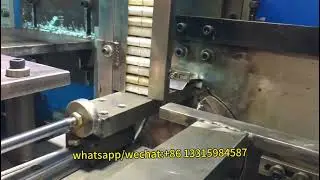 Automatic bucket handle making machine with plastic handle feeding function #handle #bucket