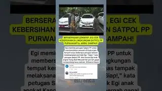 Egi cek sampah di kantor Satpol PP #dedimulyadi #kdm