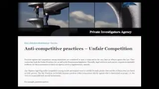 Anti-competitive practices -- Unfair Competition