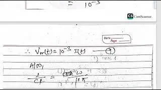 Numerical 25: Analyze the Rogowski coil system and its associated integrating circuit